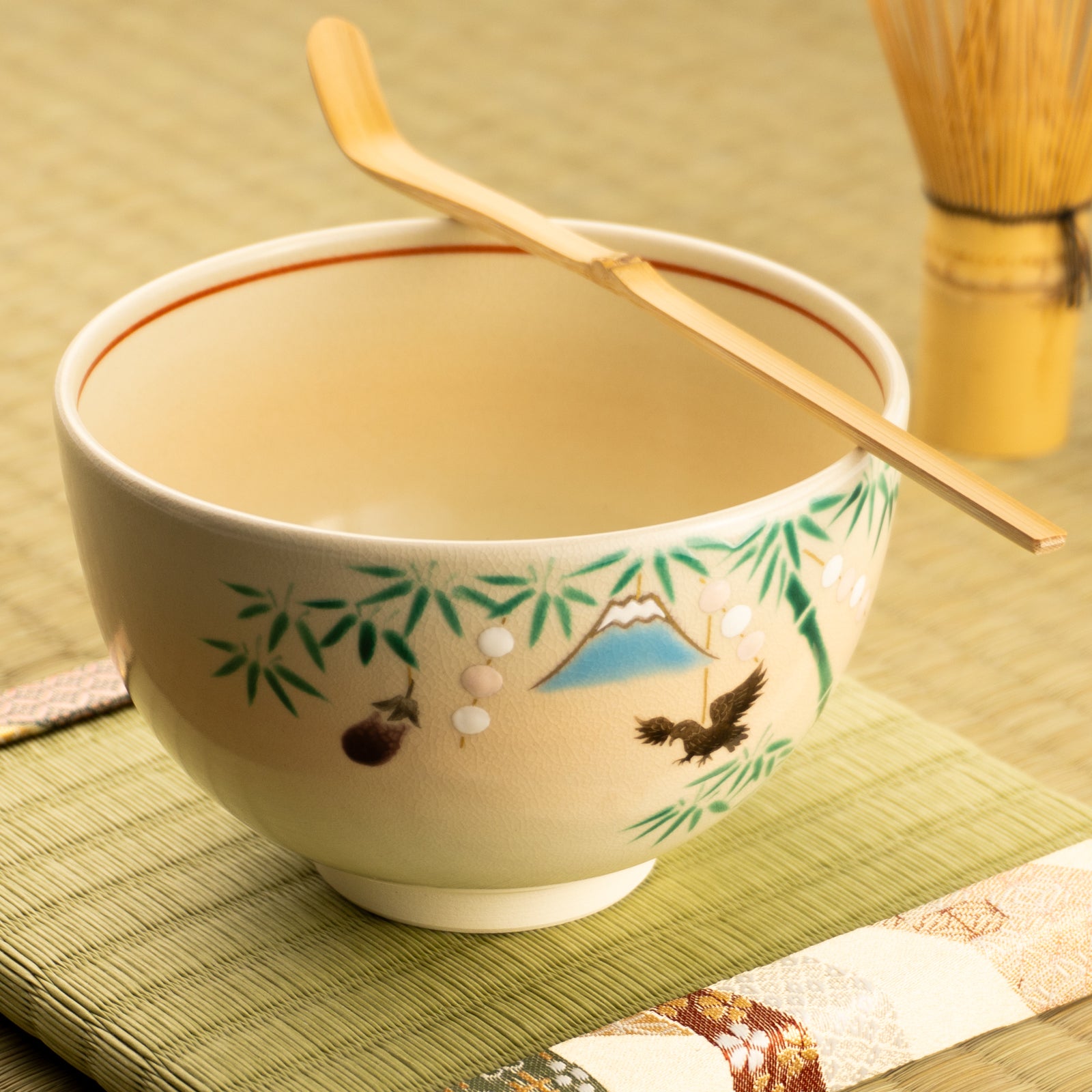 抹茶碗　初夢　昇 KOTOPOTTER