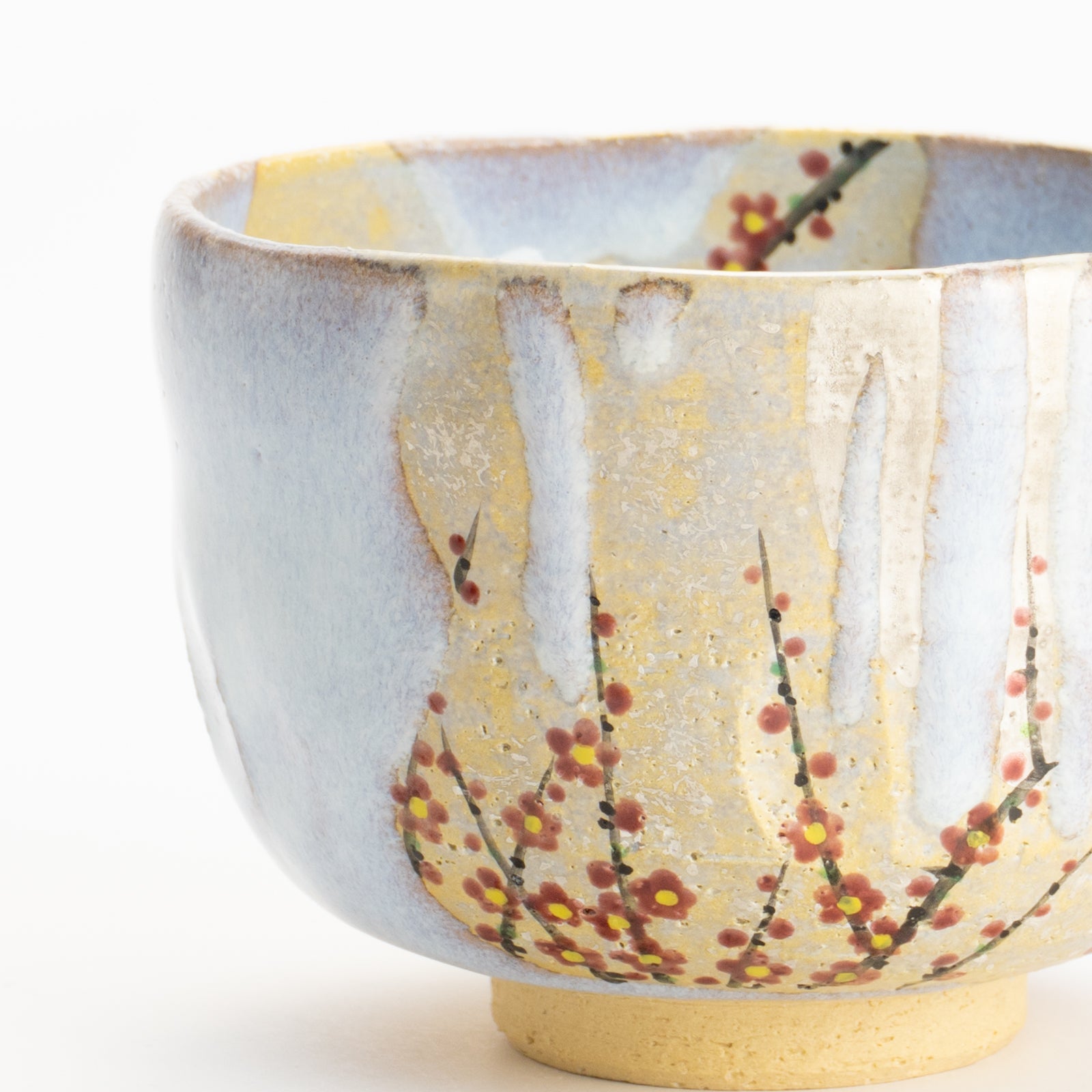 抹茶碗　灰釉「梅月」　山岡善高 KOTOPOTTER