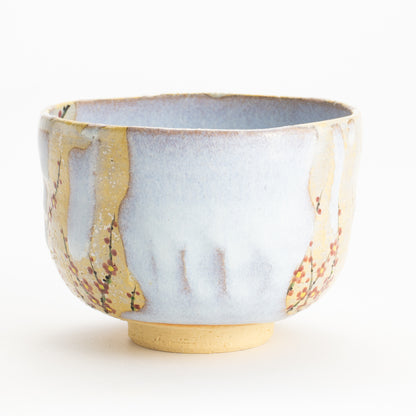 抹茶碗　灰釉「梅月」　山岡善高 KOTOPOTTER
