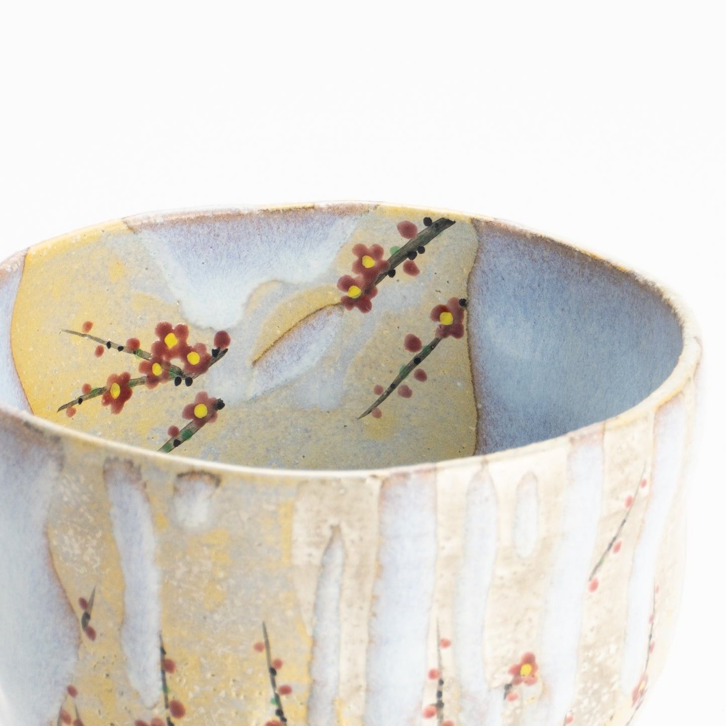 抹茶碗　灰釉「梅月」　山岡善高 KOTOPOTTER