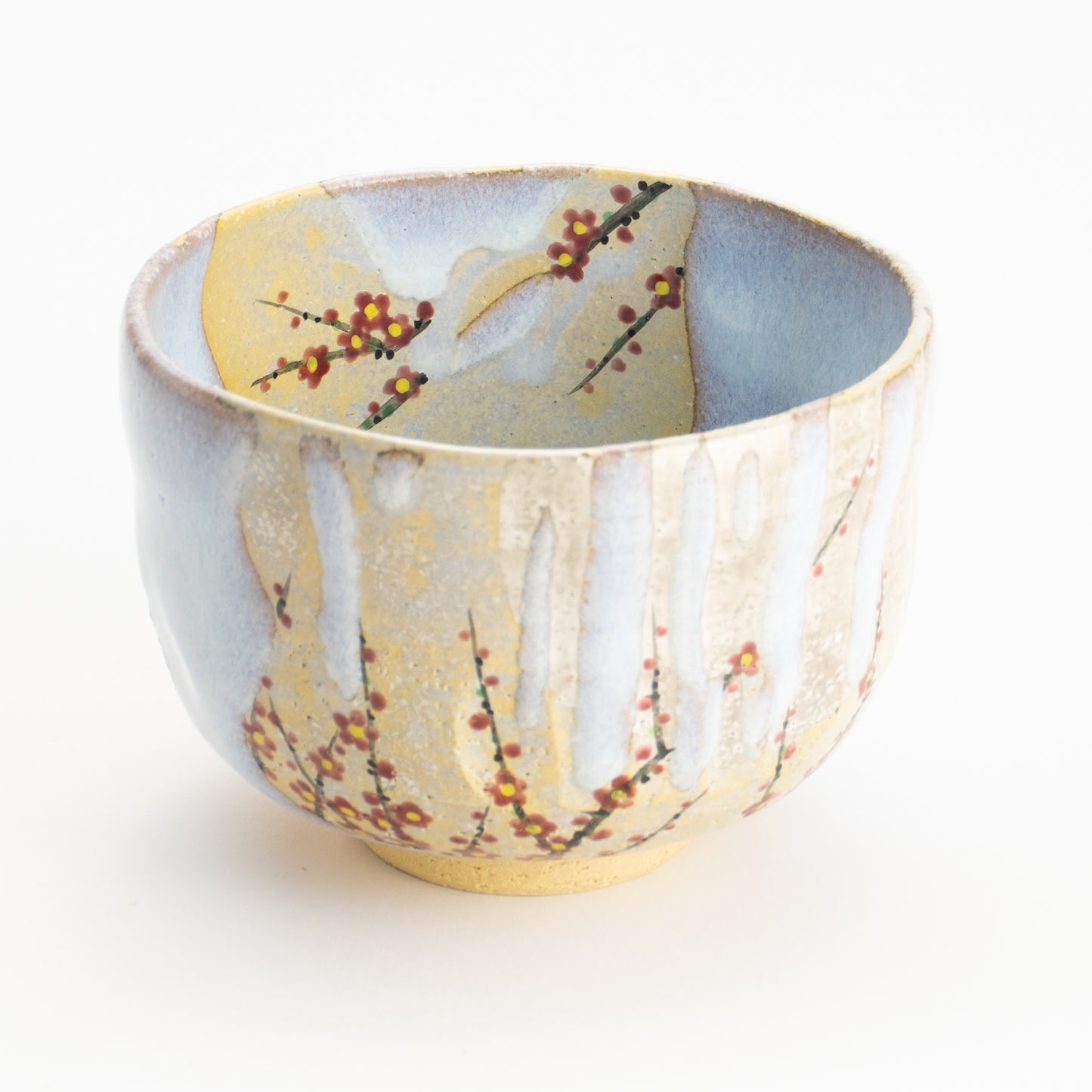 抹茶碗　灰釉「梅月」　山岡善高 KOTOPOTTER