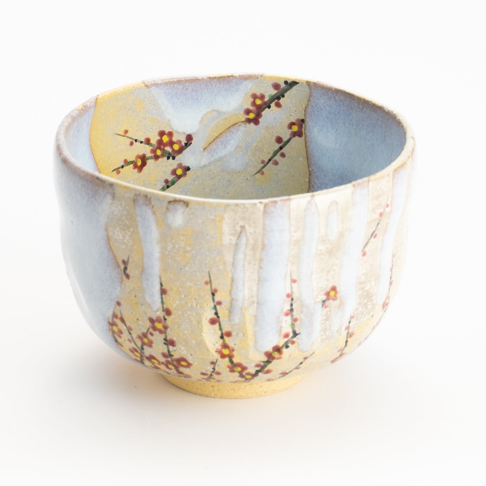抹茶碗　灰釉「梅月」　山岡善高 KOTOPOTTER
