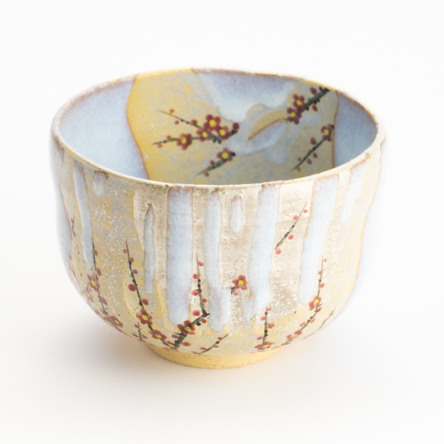 抹茶碗　灰釉「梅月」　山岡善高 KOTOPOTTER