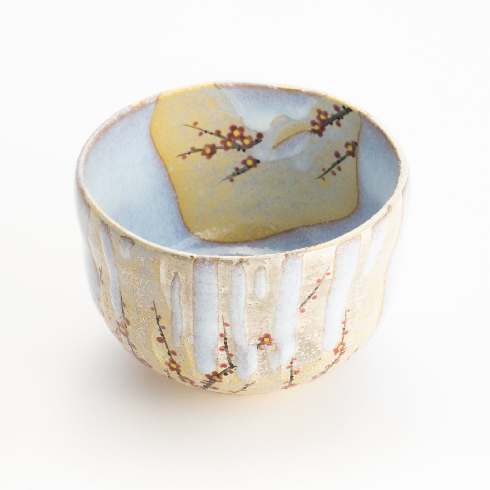 抹茶碗　灰釉「梅月」　山岡善高 KOTOPOTTER