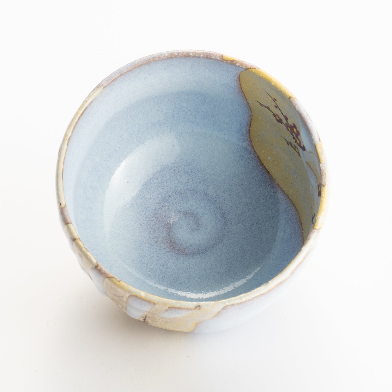 抹茶碗　灰釉「梅月」　山岡善高 KOTOPOTTER
