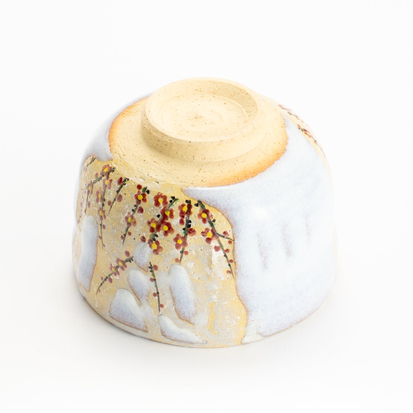 抹茶碗　灰釉「梅月」　山岡善高 KOTOPOTTER