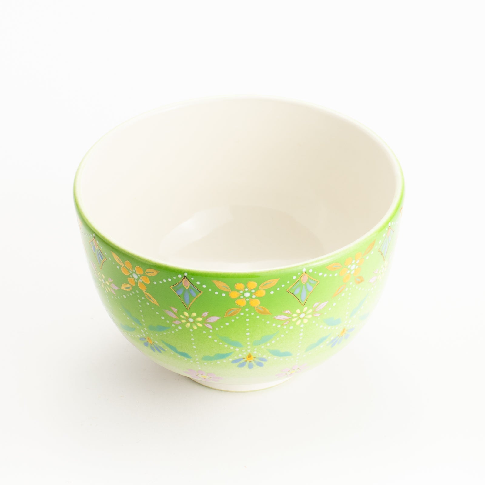 抹茶碗　萌黄”瓔珞”　山岡善高 KOTOPOTTER