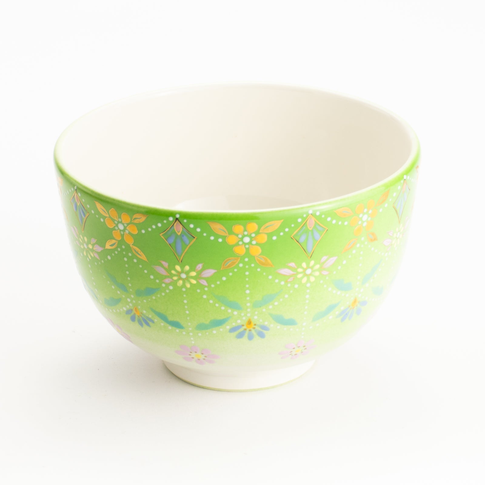 抹茶碗　萌黄”瓔珞”　山岡善高 KOTOPOTTER