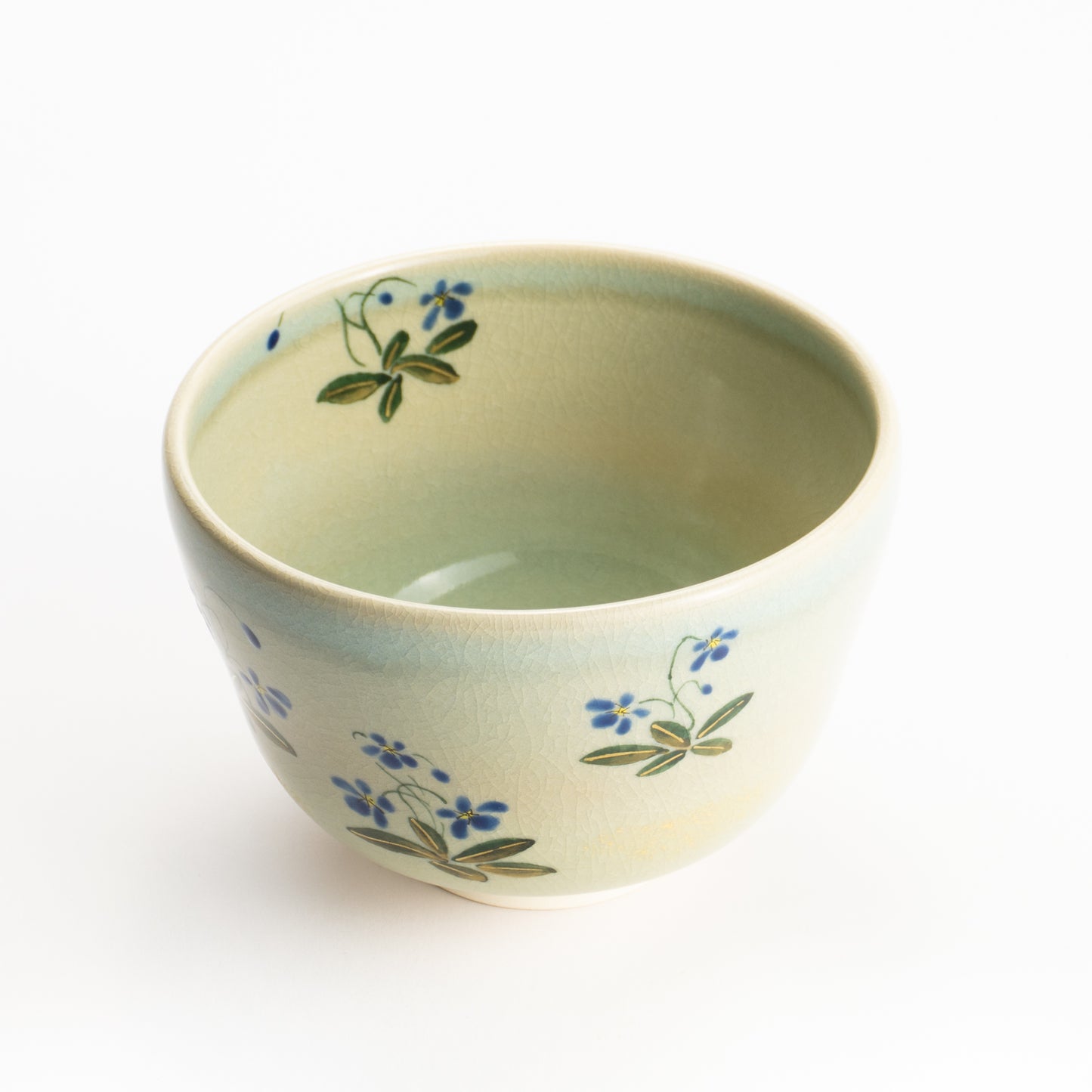 Matcha Bowl – Ash Glaze “Violet” by Kaihou
