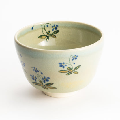 Matcha Bowl – Ash Glaze “Violet” by Kaihou
