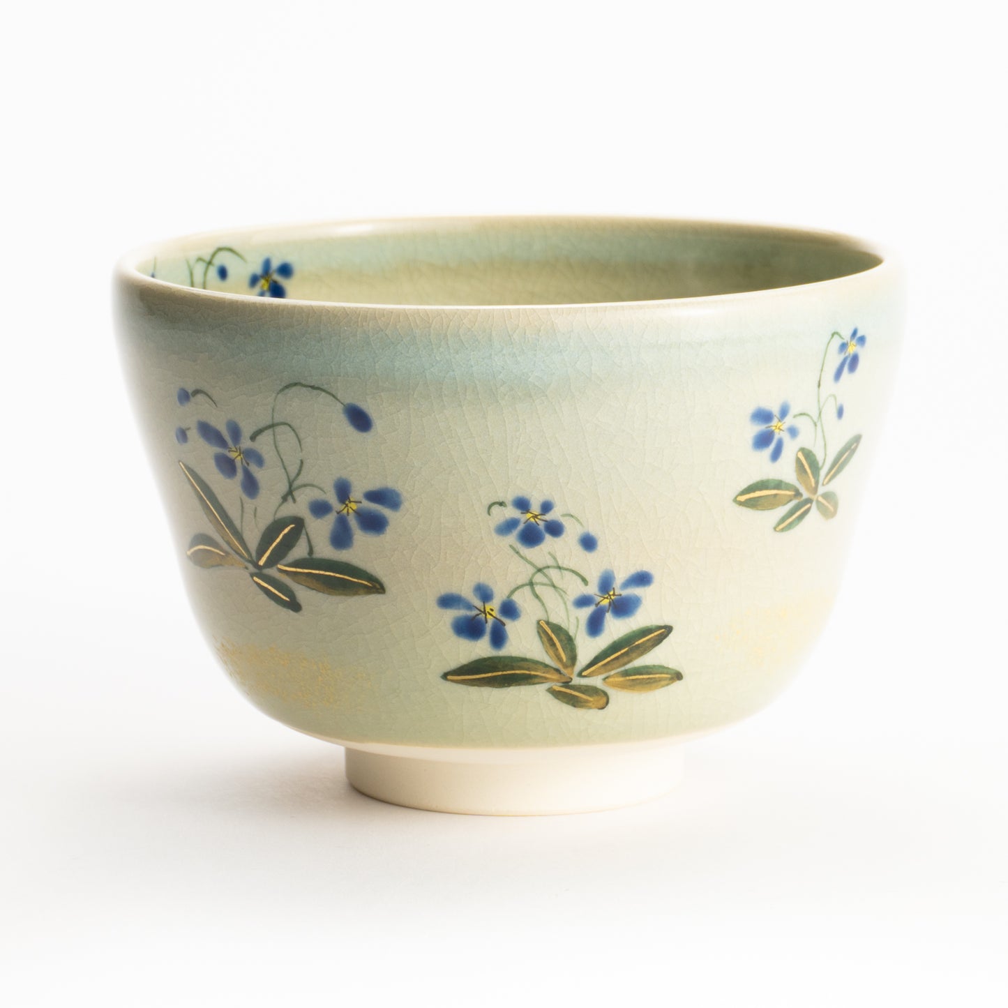 Matcha Bowl – Ash Glaze “Violet” by Kaihou