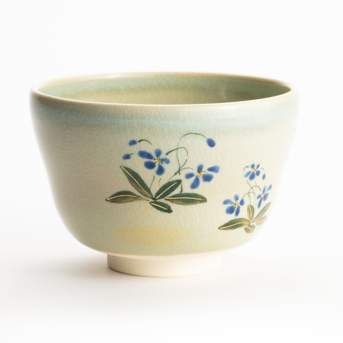 Matcha Bowl – Ash Glaze “Violet” by Kaihou