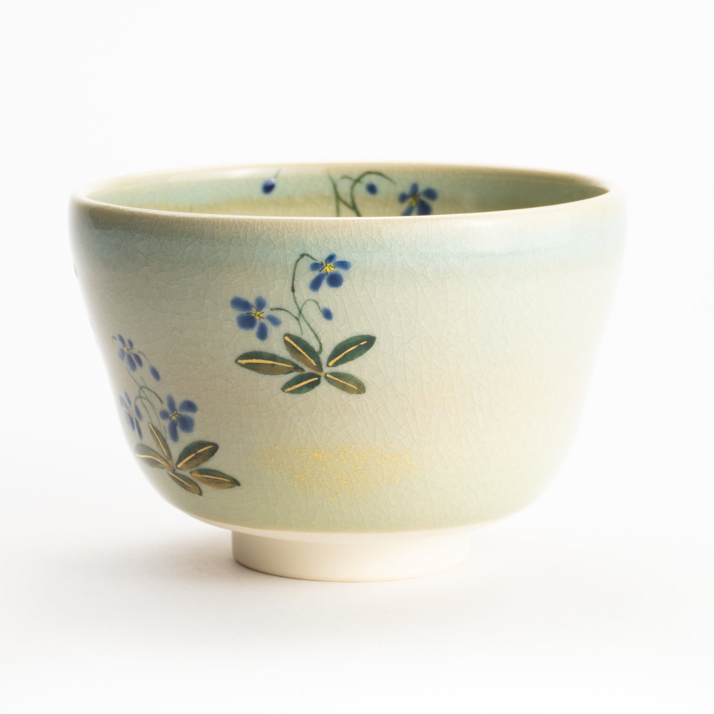 Matcha Bowl – Ash Glaze “Violet” by Kaihou