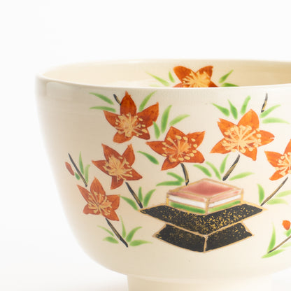 Matcha Bowl – Peach and Hishi-mochi by Kaihou