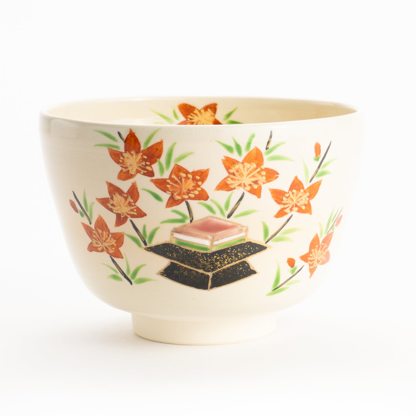 Matcha Bowl – Peach and Hishi-mochi by Kaihou