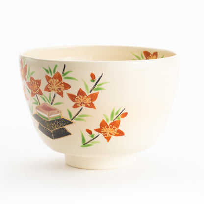 Matcha Bowl – Peach and Hishi-mochi by Kaihou