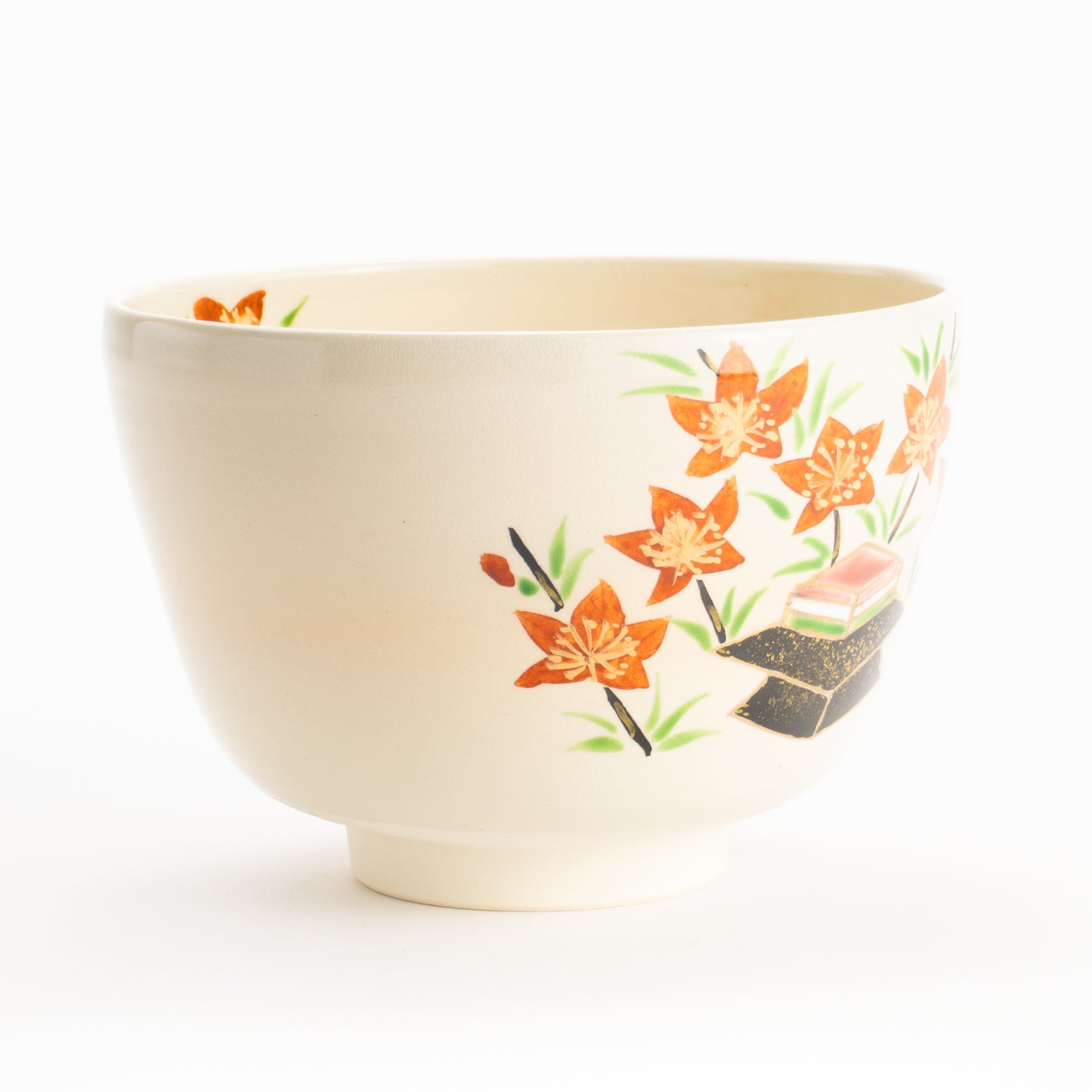 Matcha Bowl – Peach and Hishi-mochi by Kaihou