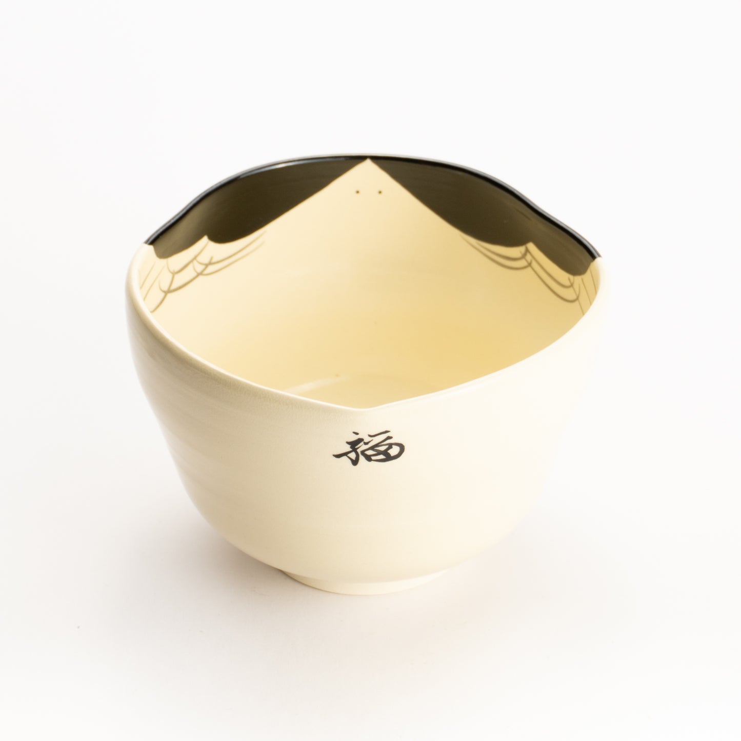 抹茶碗　お福さん　海峰