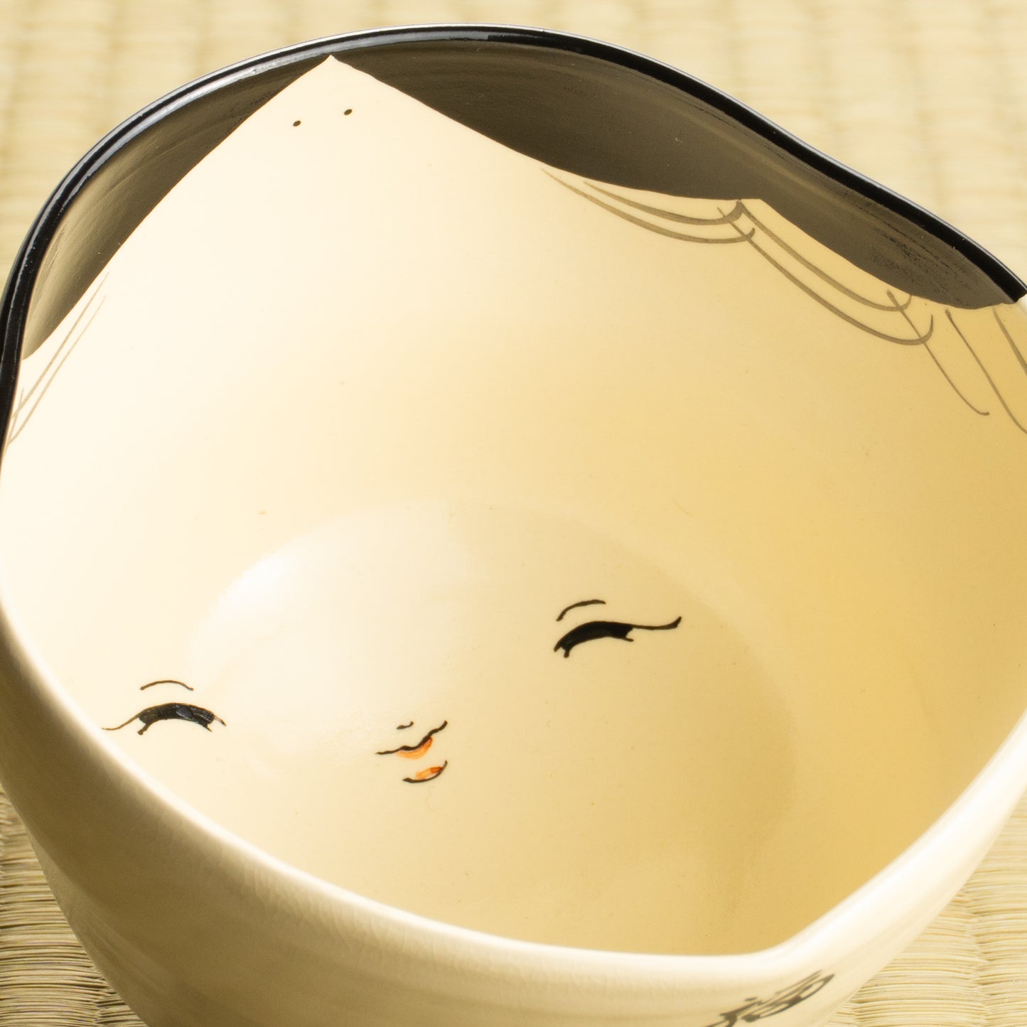 抹茶碗　お福さん　海峰