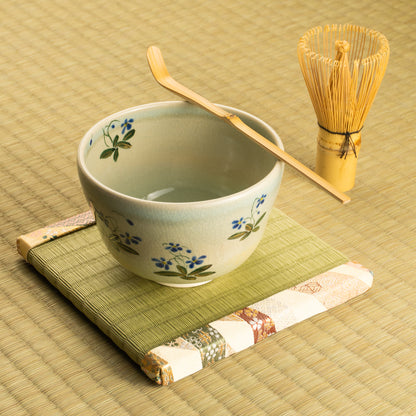 Matcha Bowl – Ash Glaze “Violet” by Kaihou