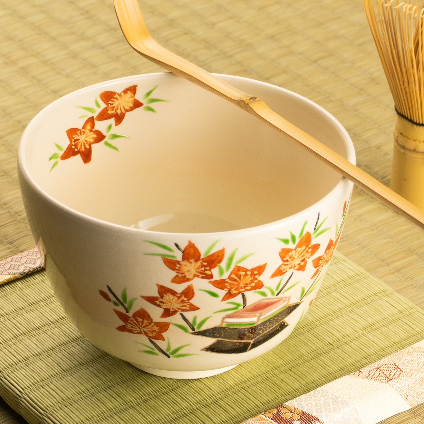 Matcha Bowl – Peach and Hishi-mochi by Kaihou