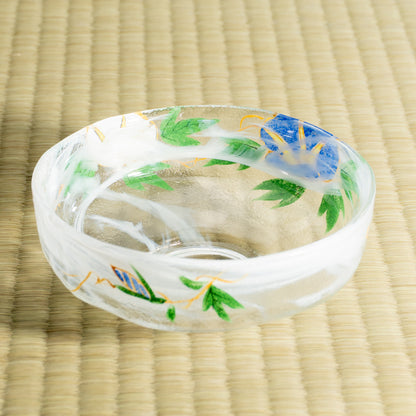 Glass Matcha Bowl – Morning Glory by Kaihou