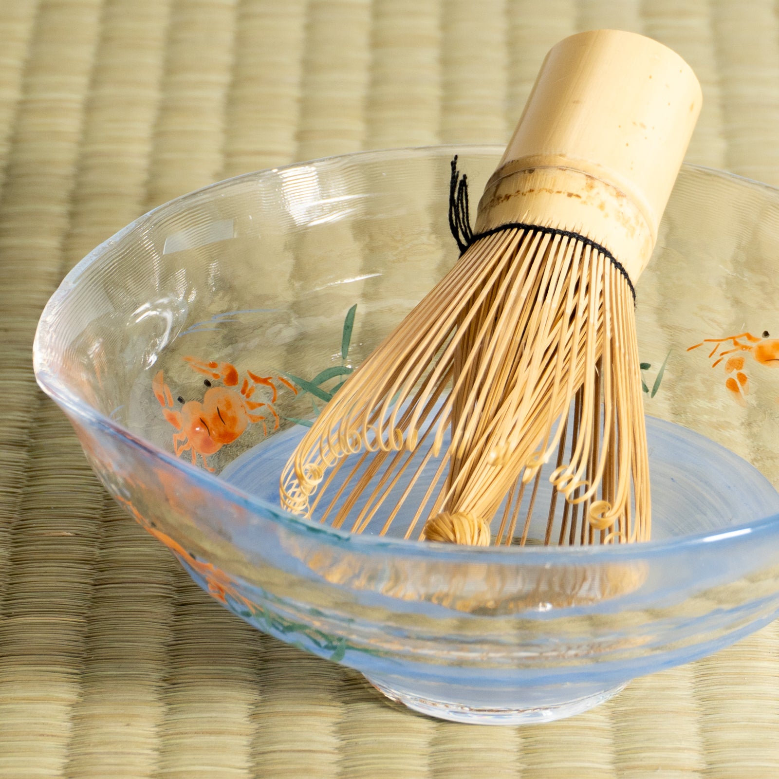 ガラス抹茶碗 サワガニ 海峰｜コトポッター