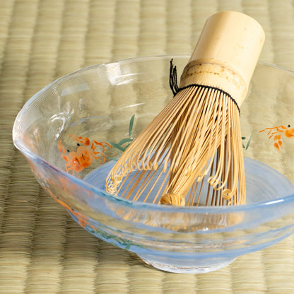 Glass Matcha Bowl – Freshwater Crab by Kaihou