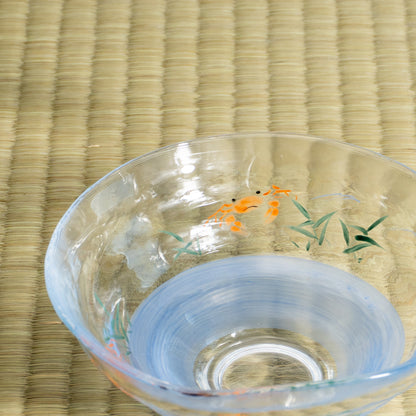 Glass Matcha Bowl – Freshwater Crab by Kaihou