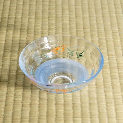 Glass Matcha Bowl – Freshwater Crab by Kaihou