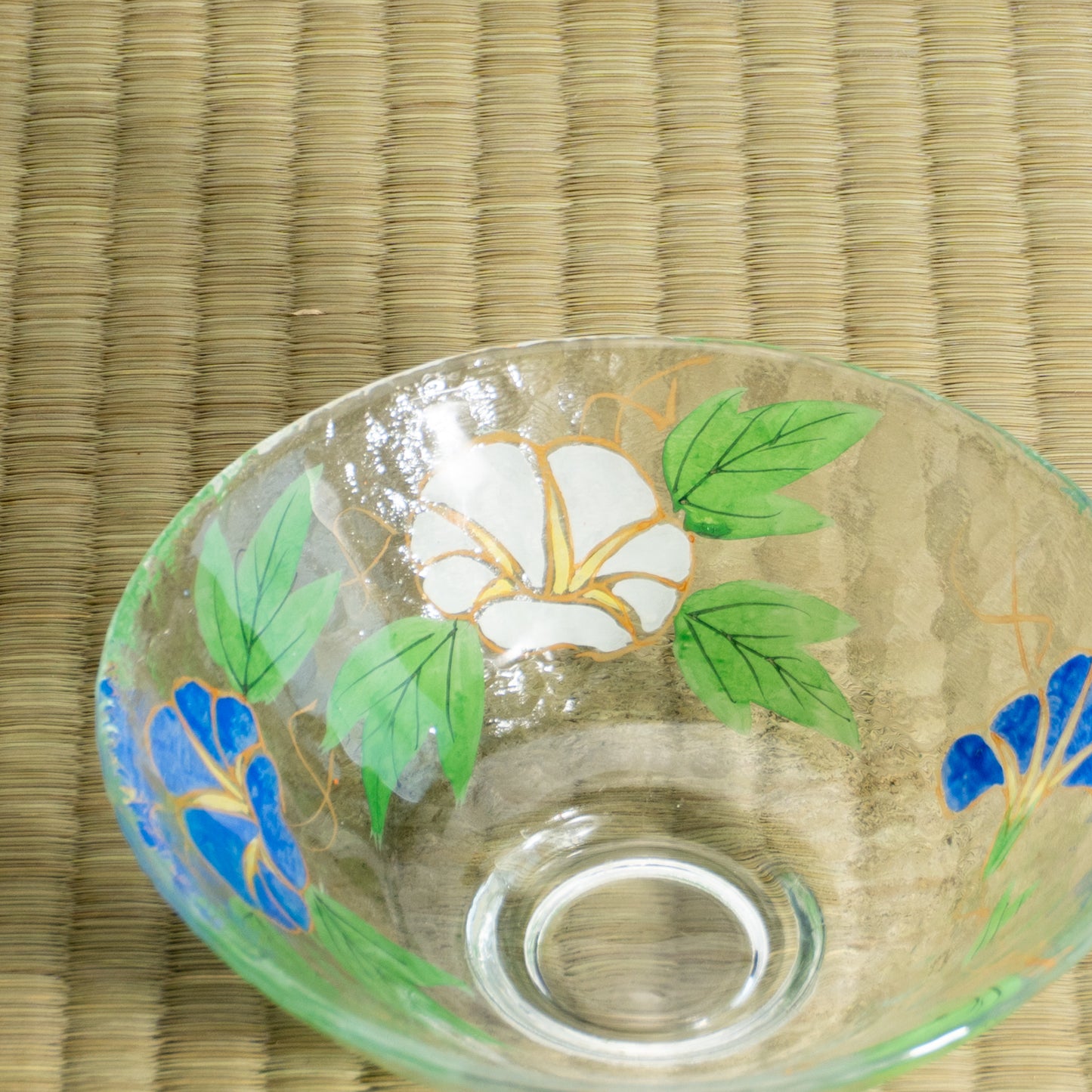 Glass Matcha Bowl – Morning Glory by Kaihou