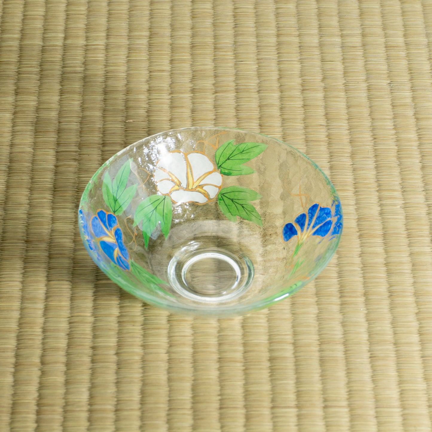 Glass Matcha Bowl – Morning Glory by Kaihou