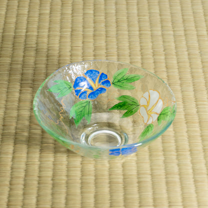Glass Matcha Bowl – Morning Glory by Kaihou