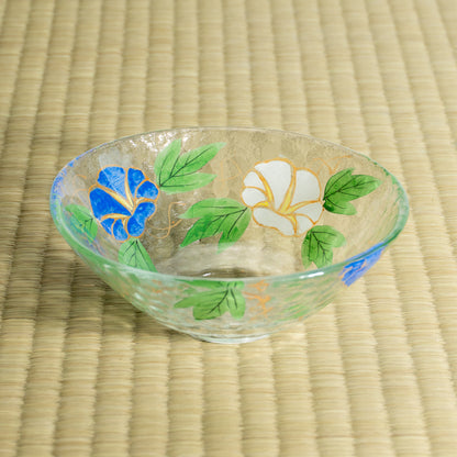 Glass Matcha Bowl – Morning Glory by Kaihou