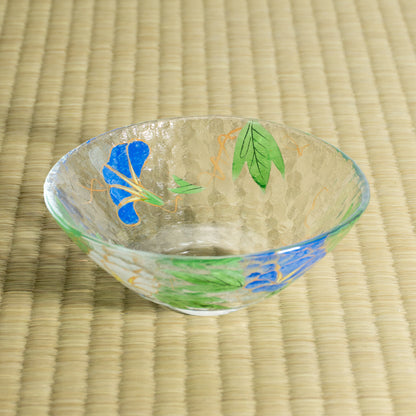 Glass Matcha Bowl – Morning Glory by Kaihou