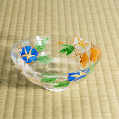 Glass Matcha Bowl – Morning Glory by Kaihou