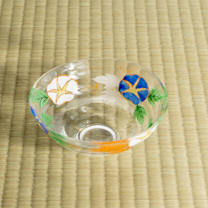 Glass Matcha Bowl – Morning Glory by Kaihou