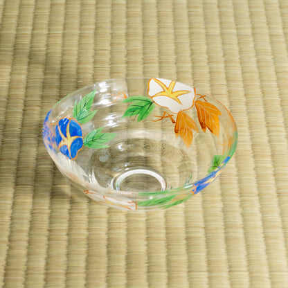 Glass Matcha Bowl – Morning Glory by Kaihou