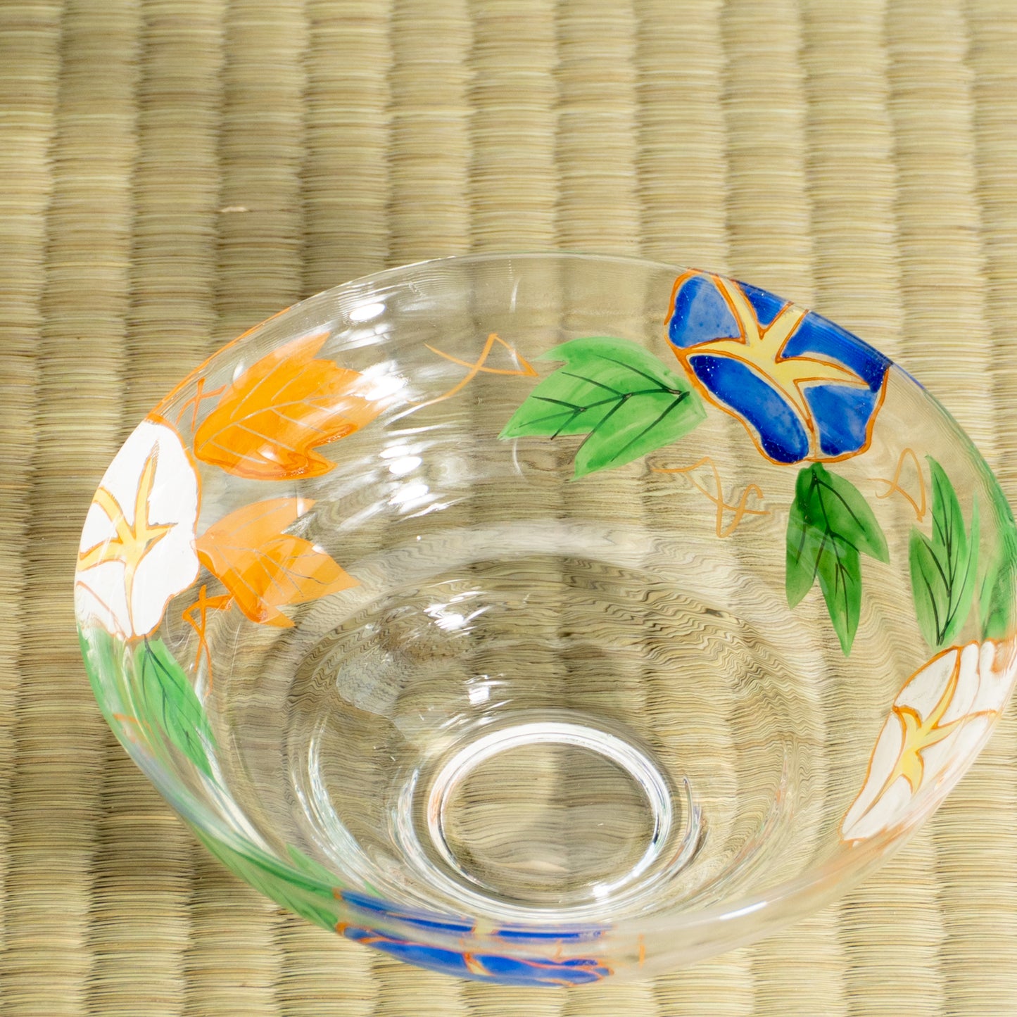 Glass Matcha Bowl – Morning Glory by Kaihou