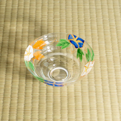 Glass Matcha Bowl – Morning Glory by Kaihou
