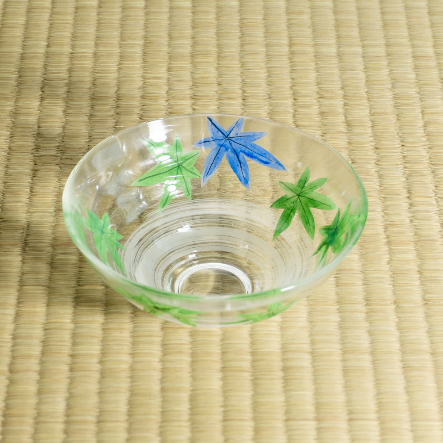 玻璃抹茶碗 青枫 海峰