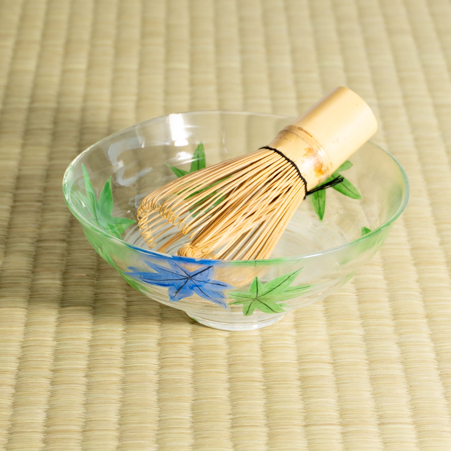 玻璃抹茶碗 青枫 海峰