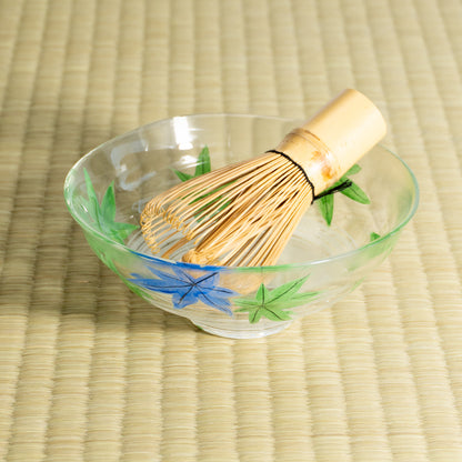 玻璃抹茶碗 青枫 海峰