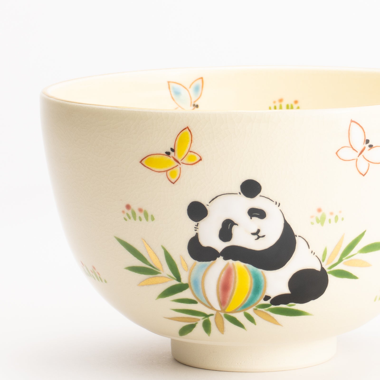 抹茶碗　パンダ　宝泉 KOTOPOTTER