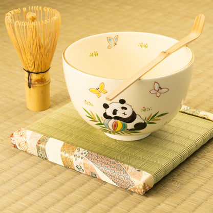 抹茶碗　パンダ　宝泉 KOTOPOTTER