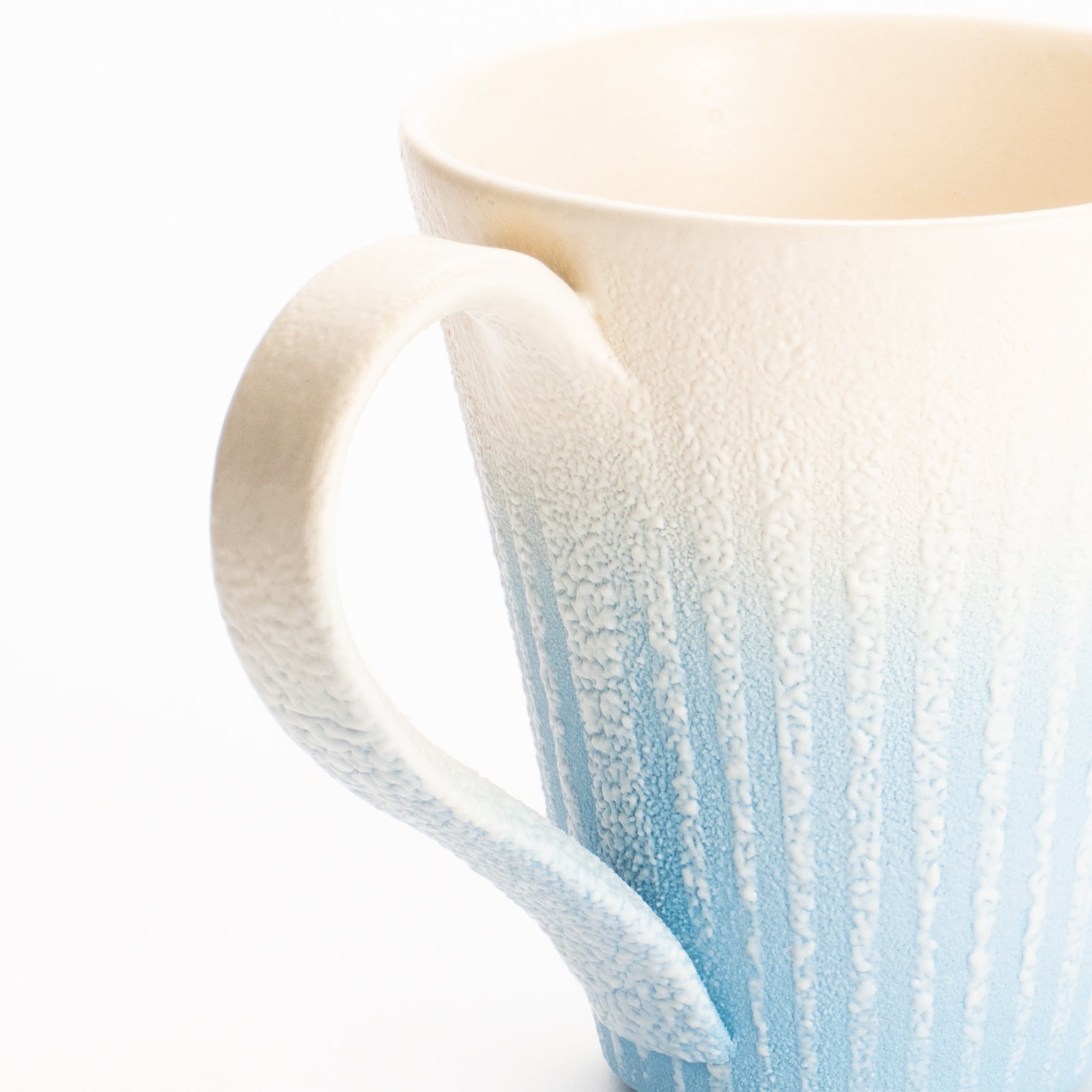 【清水焼】マグカップ　釉泥彩 空色A　竹村陽太郎 KOTOPOTTER