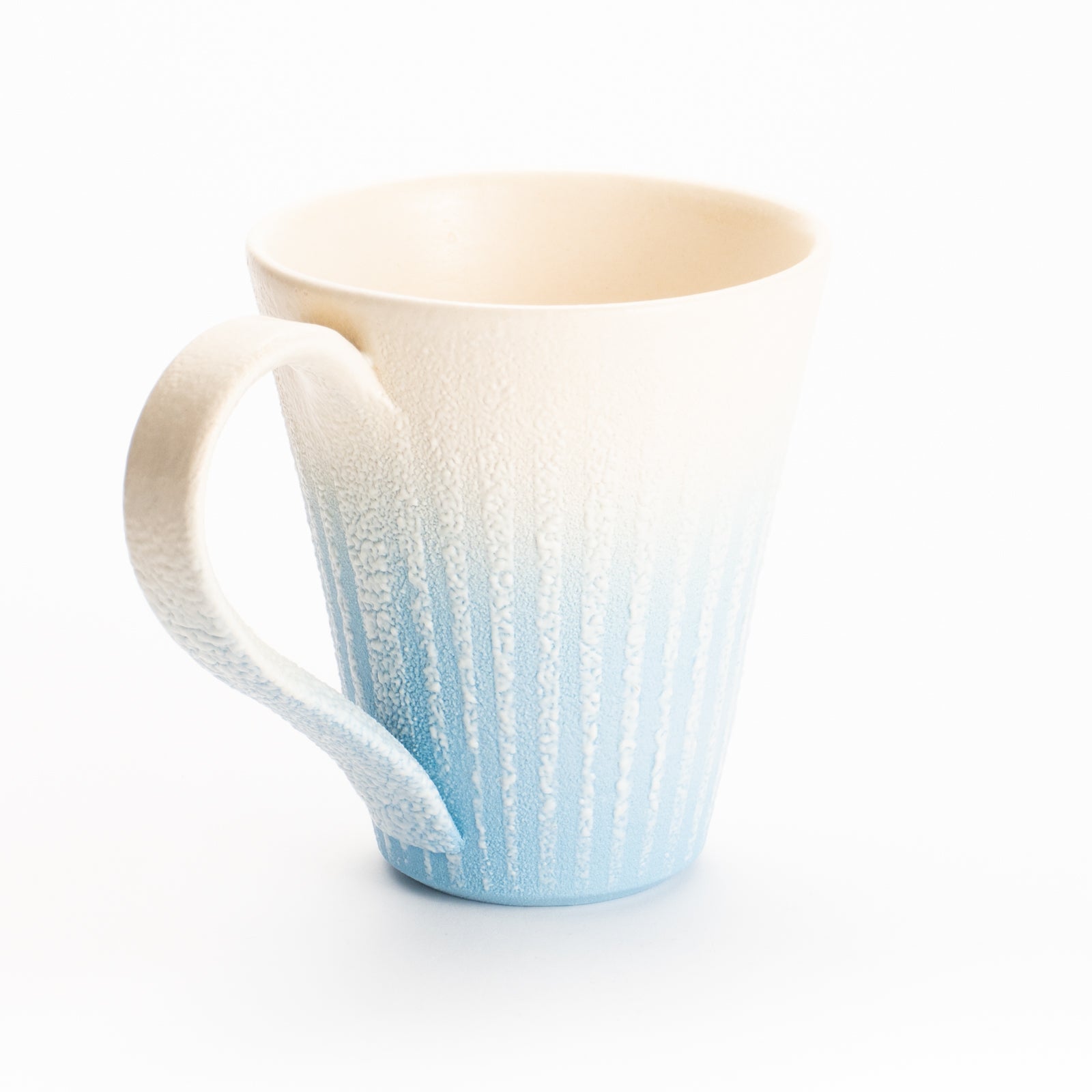 【清水焼】マグカップ　釉泥彩 空色A　竹村陽太郎 KOTOPOTTER