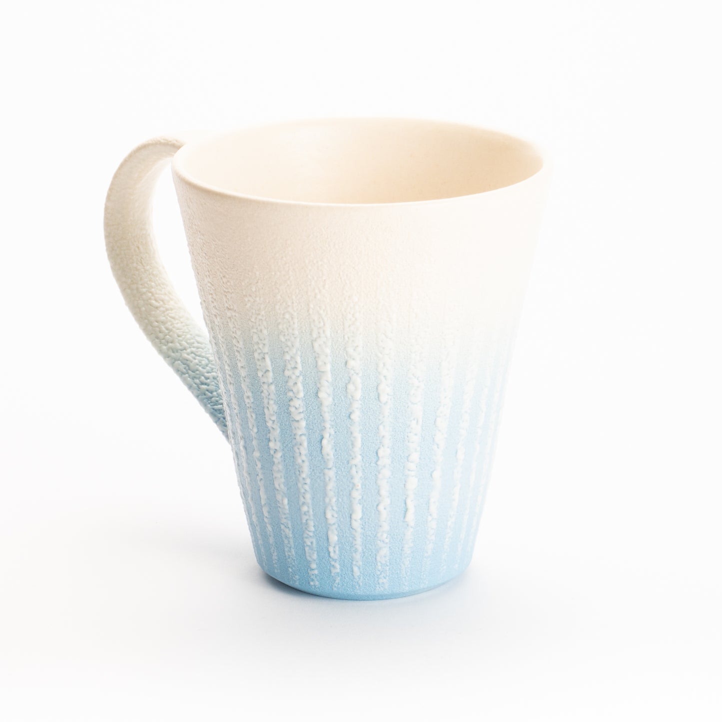 【清水焼】マグカップ　釉泥彩 空色A　竹村陽太郎 KOTOPOTTER