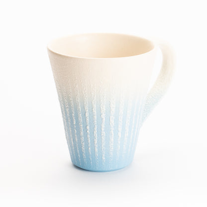 【清水焼】マグカップ　釉泥彩 空色A　竹村陽太郎 KOTOPOTTER