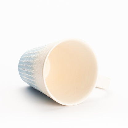 【清水焼】マグカップ　釉泥彩 空色A　竹村陽太郎 KOTOPOTTER